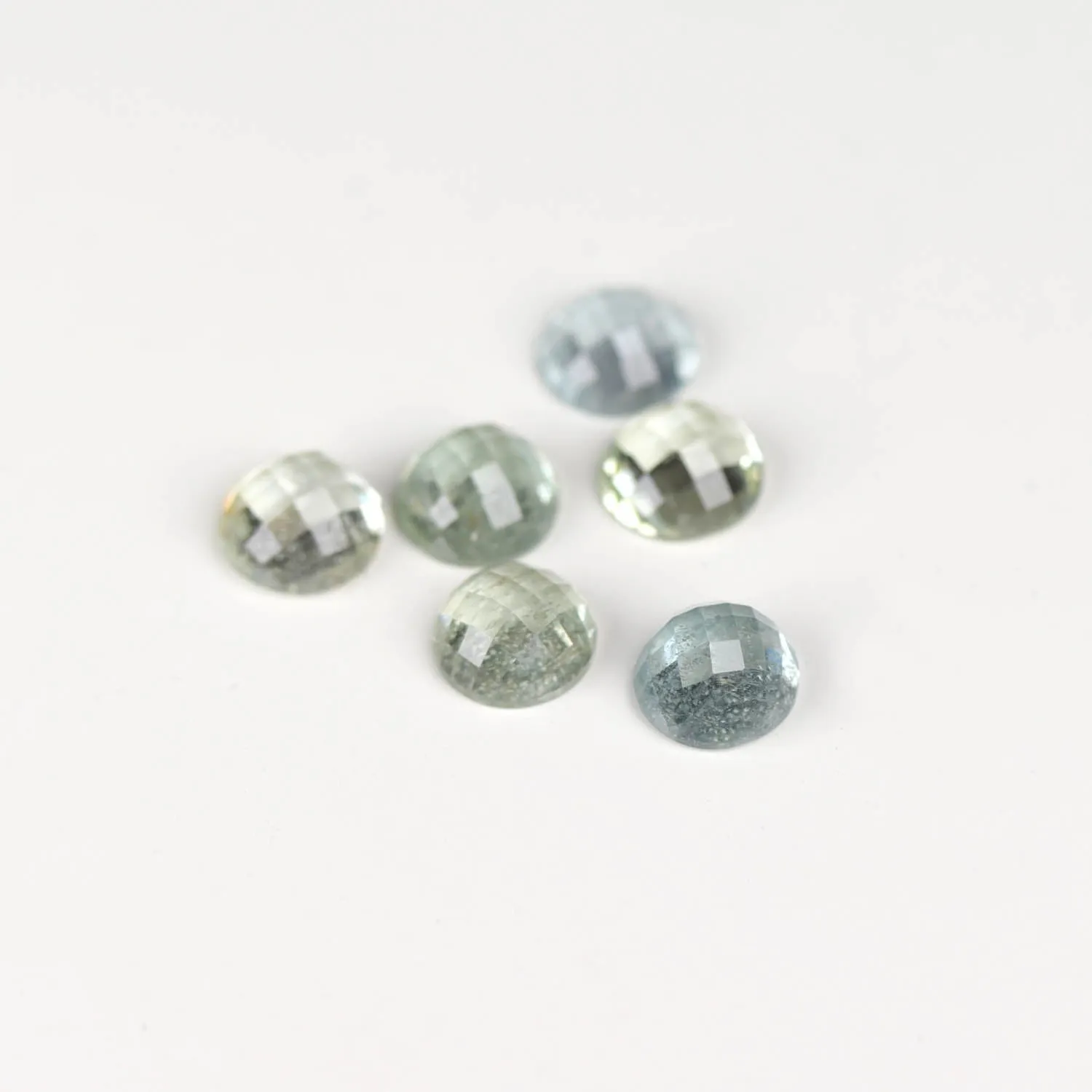 4mm Rose Cut Pastel Malawi Sapphires - 114140