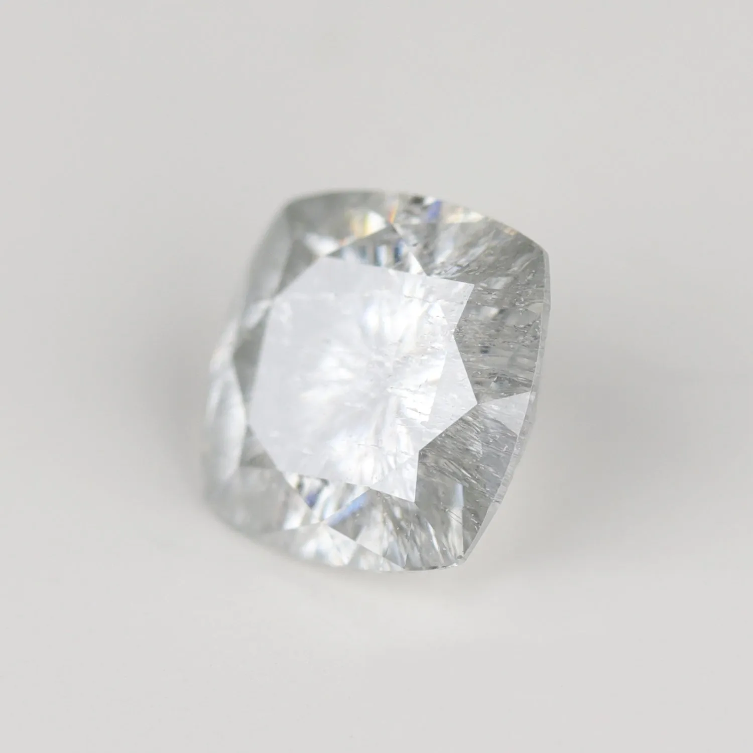 5mm Cushion Cut Salt & Pepper Gray Moissanite - 115050-B