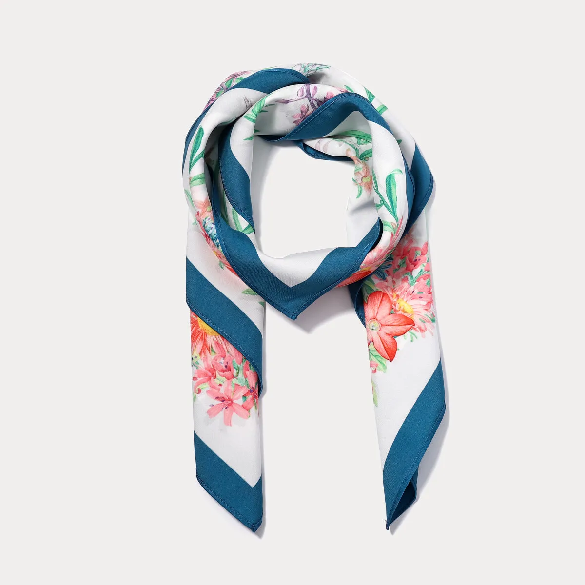 Blooming Square Scarf