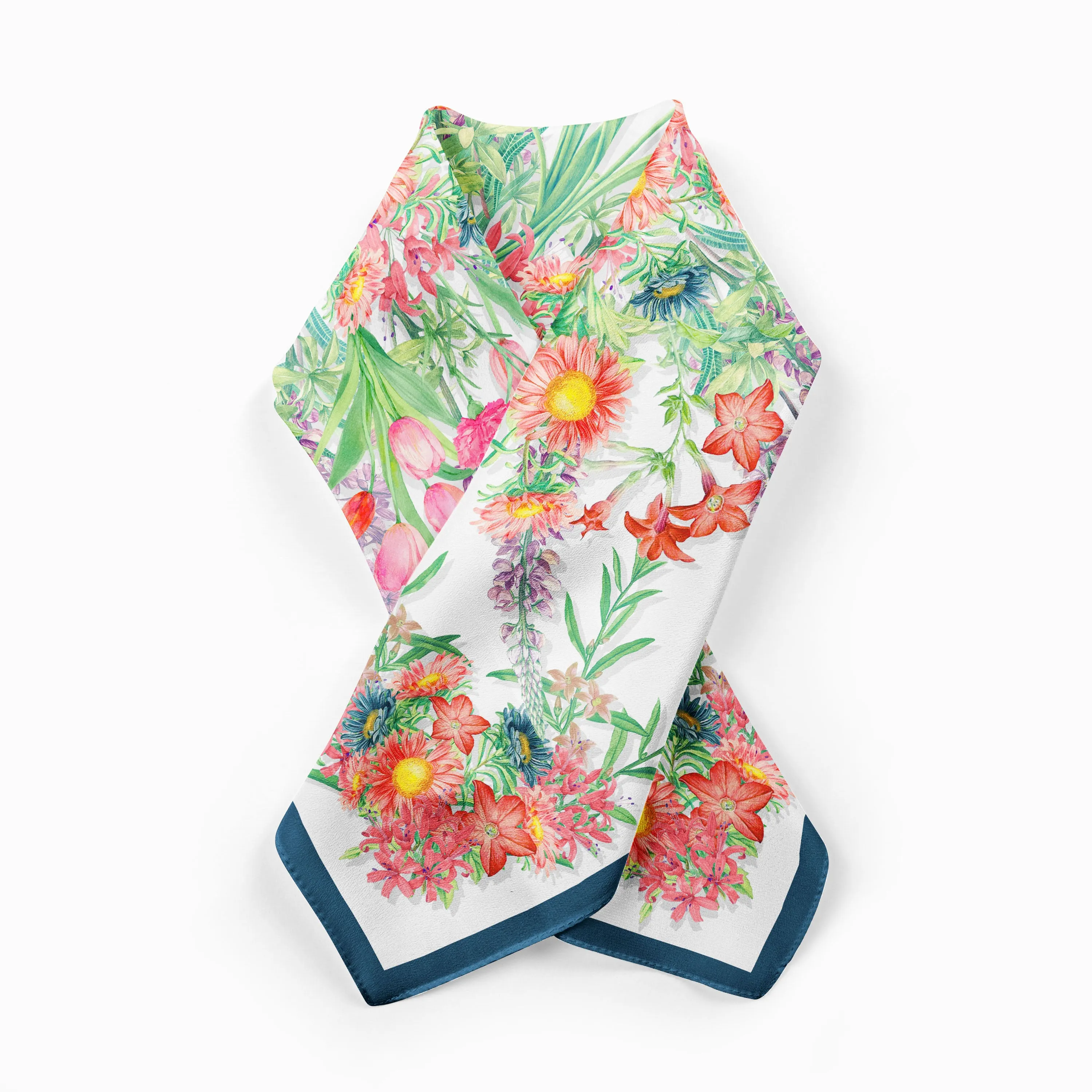 Blooming Square Scarf