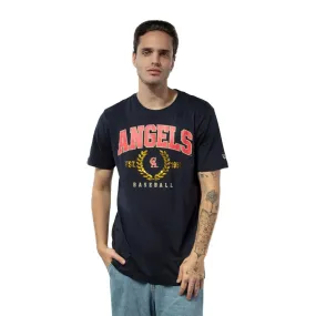 California Angels Gold Leaf Navy T-Shirt