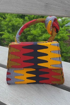 CHANTOU African Print Mini Bag (knoted handle)