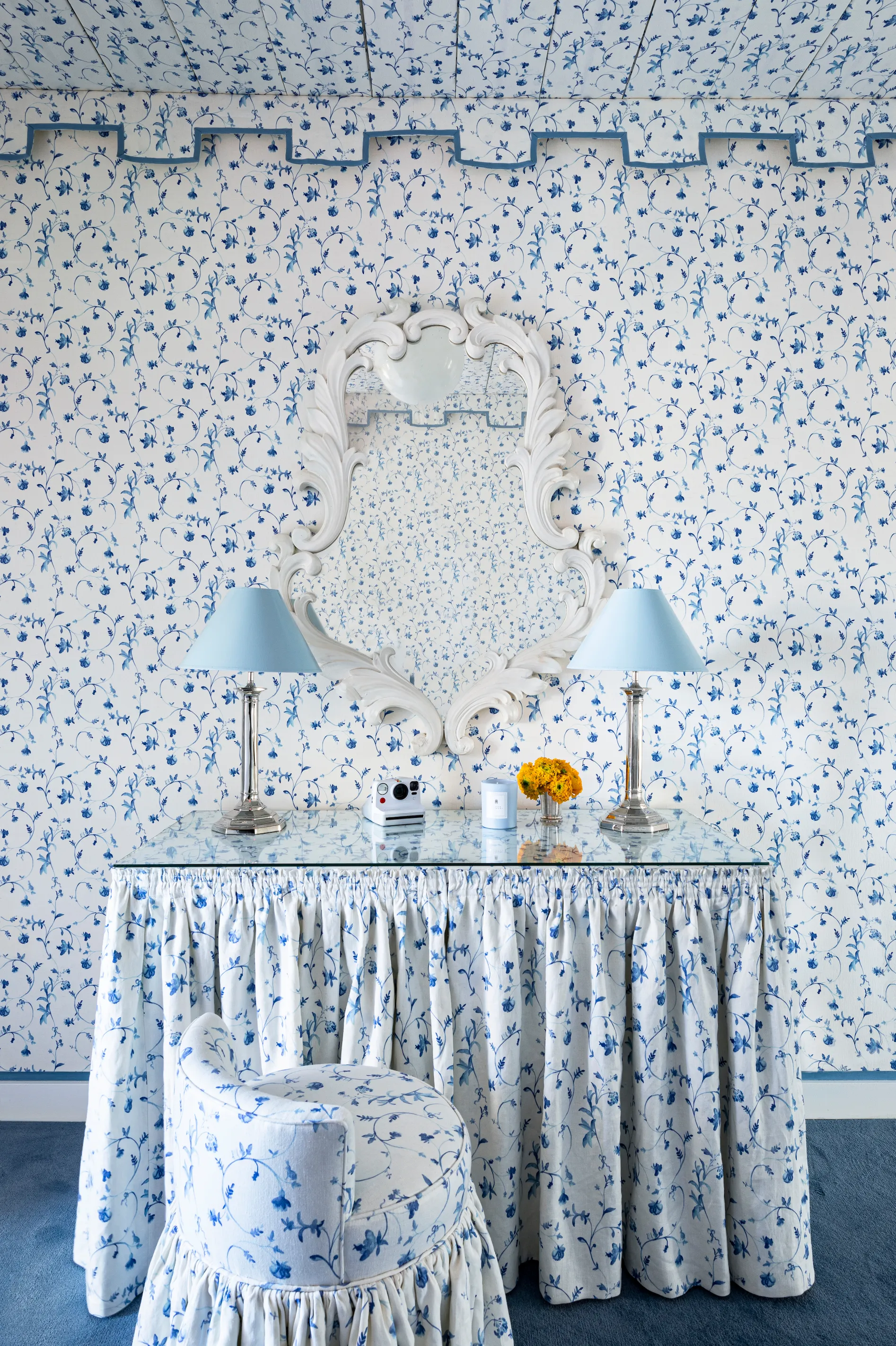 Clay Coated Wallpaper - Pastel Trellis