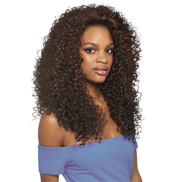 DOMINICAN CURLY | Outre Batik Bundle Hair Quick Weave Synthetic Half Wig