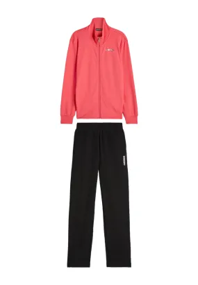 Freddy women's tracksuit with full zip and high neck S4WTRK10 R24N cyclamen red black