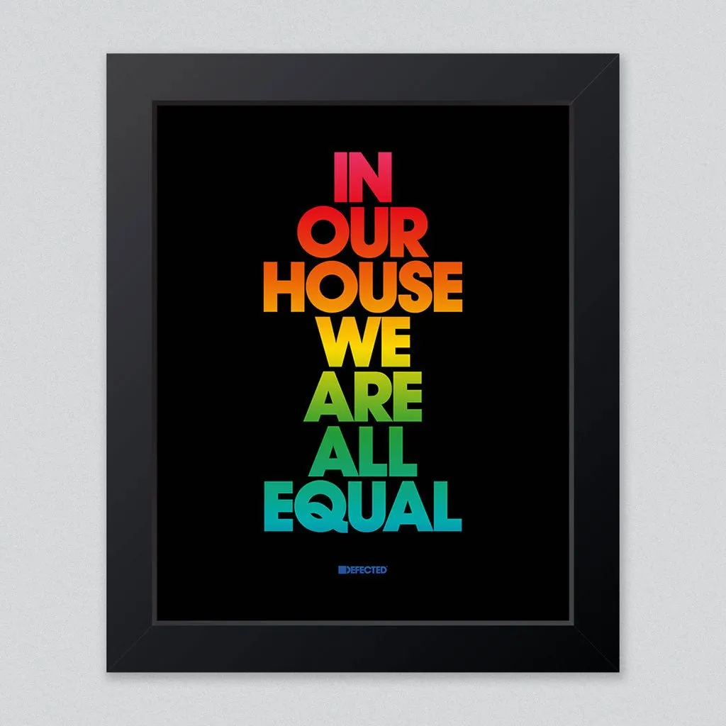 In Our House... Framed Print