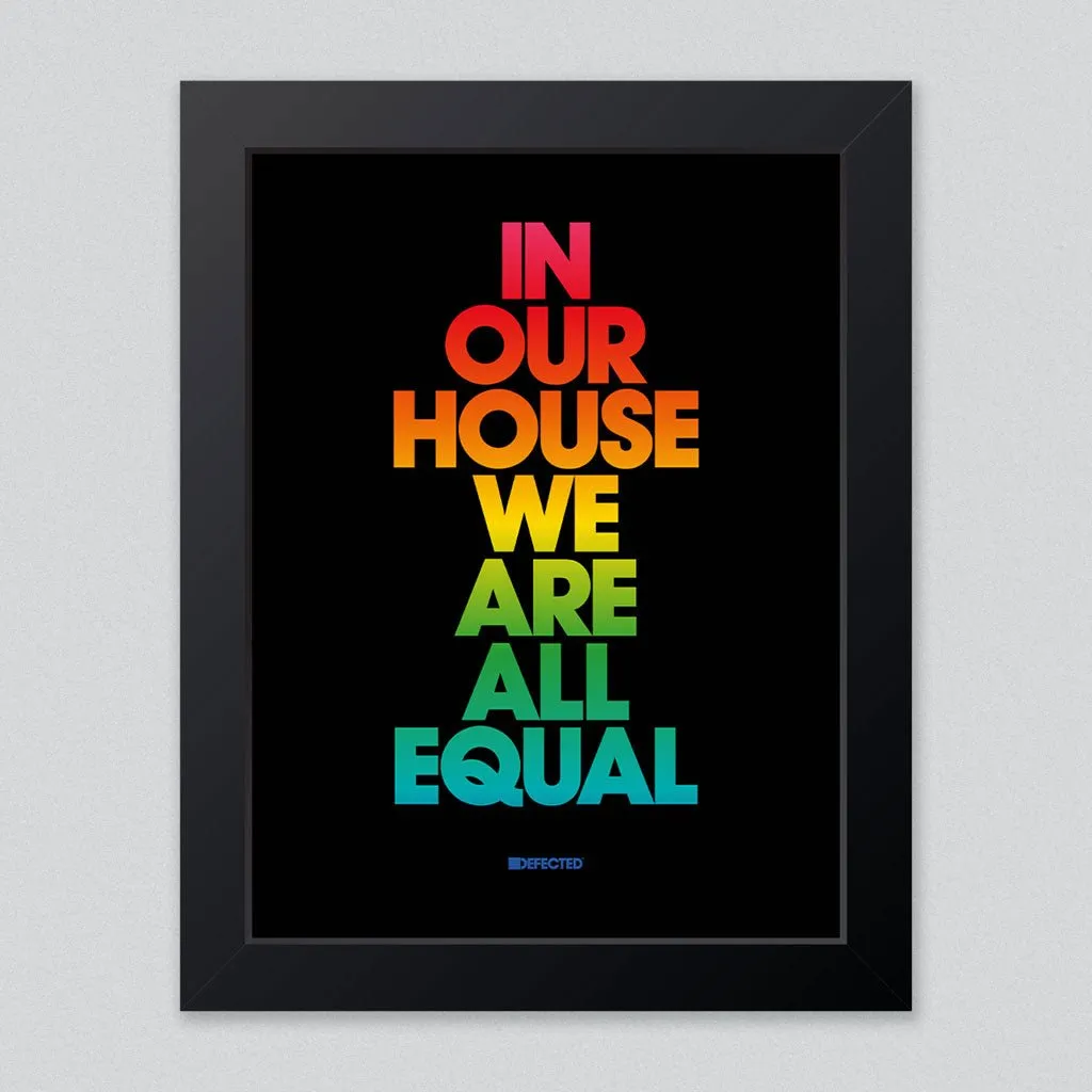 In Our House... Framed Print