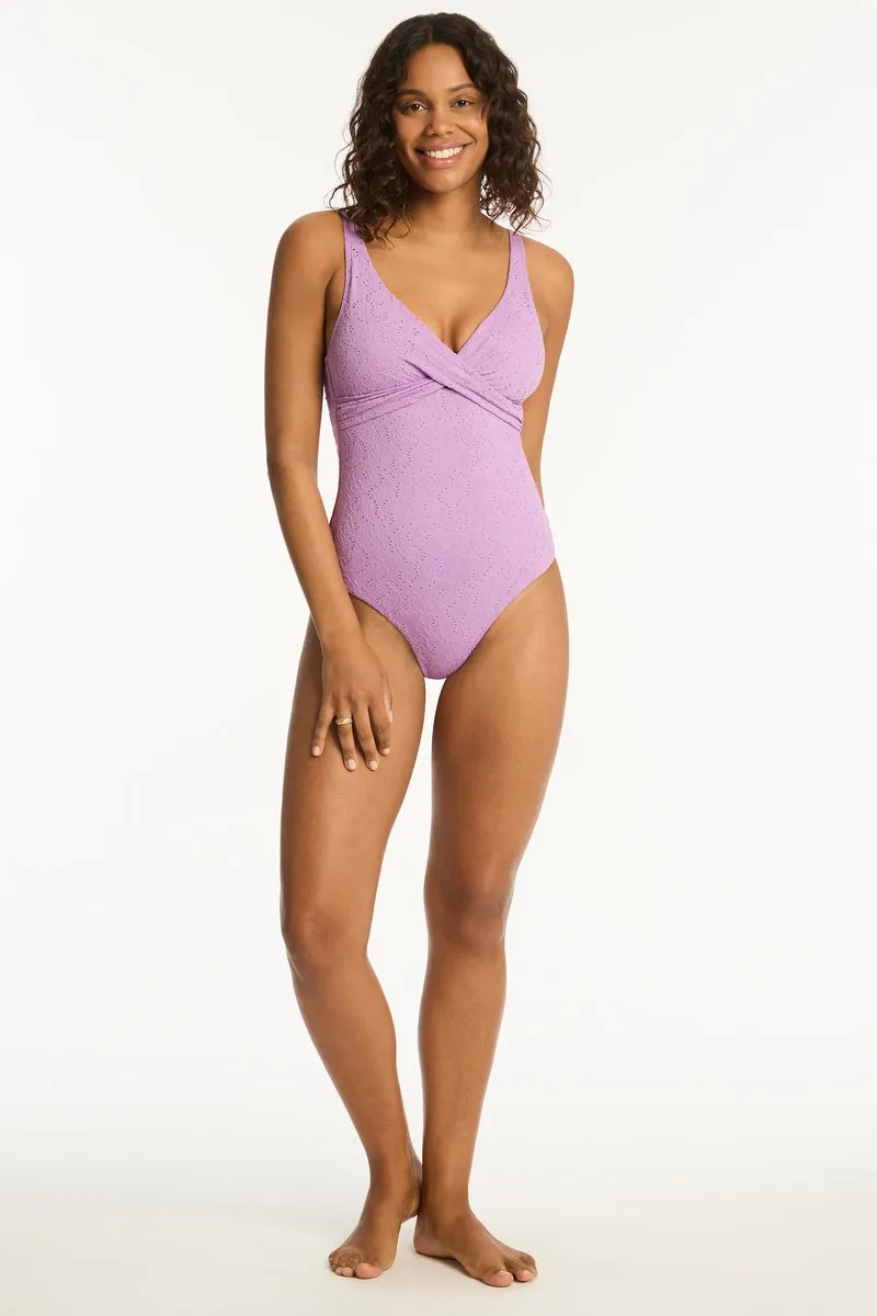 Interlace Cross Front One Piece