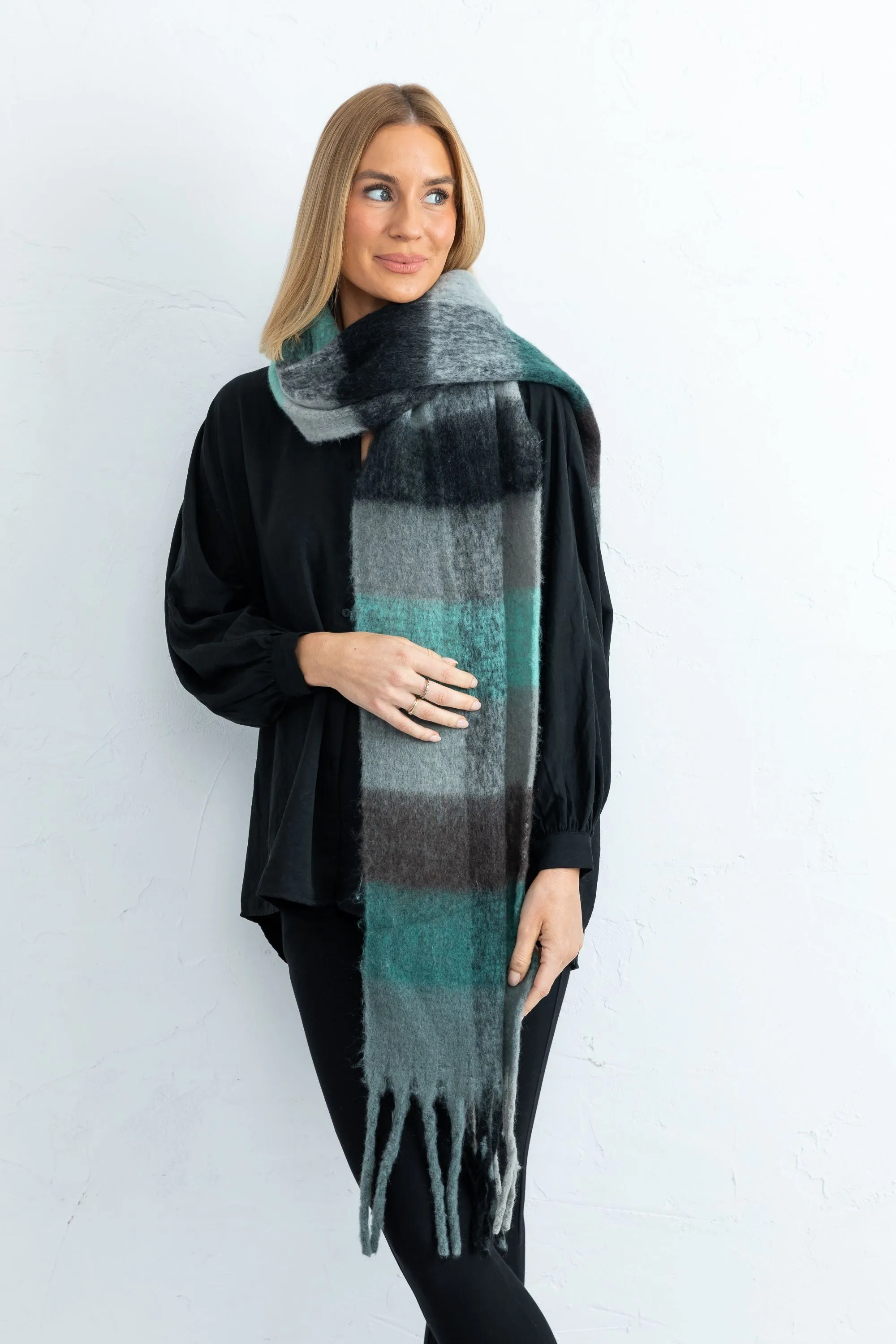 Lighthouse Scarf (Teal)