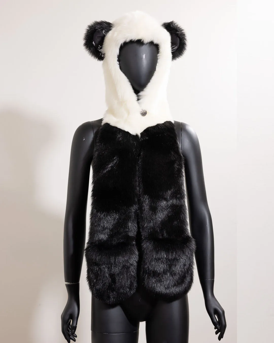 Limited Edition Faux Fur Hood | Panda Bear