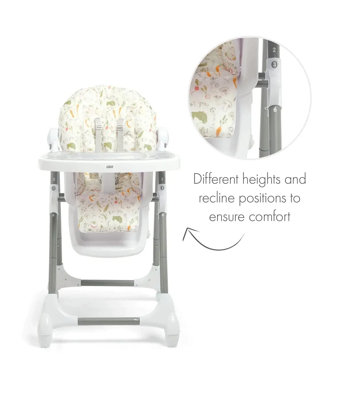 Mamas & Papas Snax Highchair - Wonky Veg