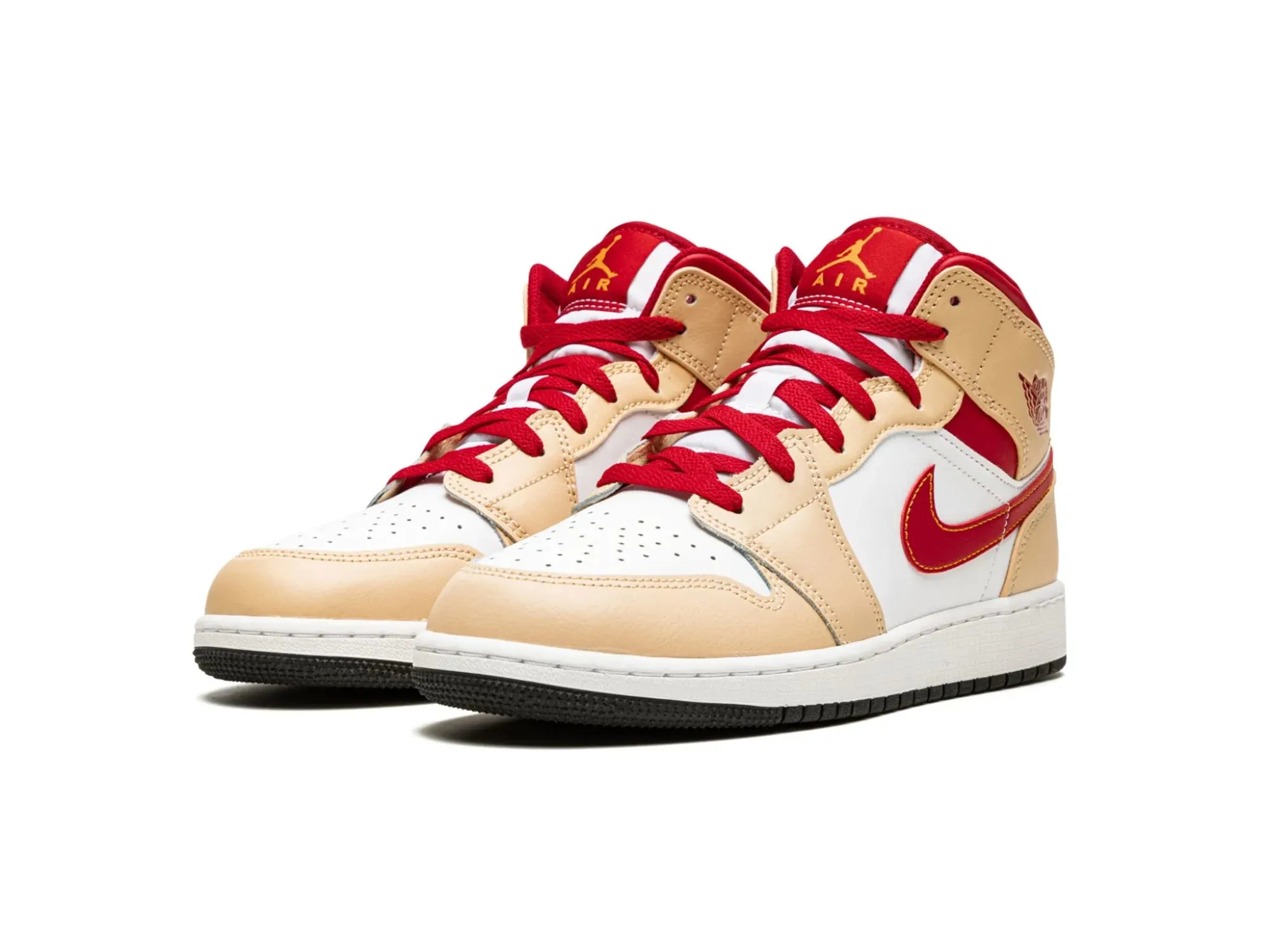 Nike Air Jordan 1 Mid "Beige Red"