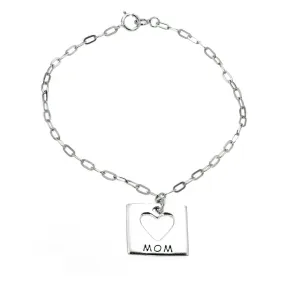 Open Heart Mom Bracelet