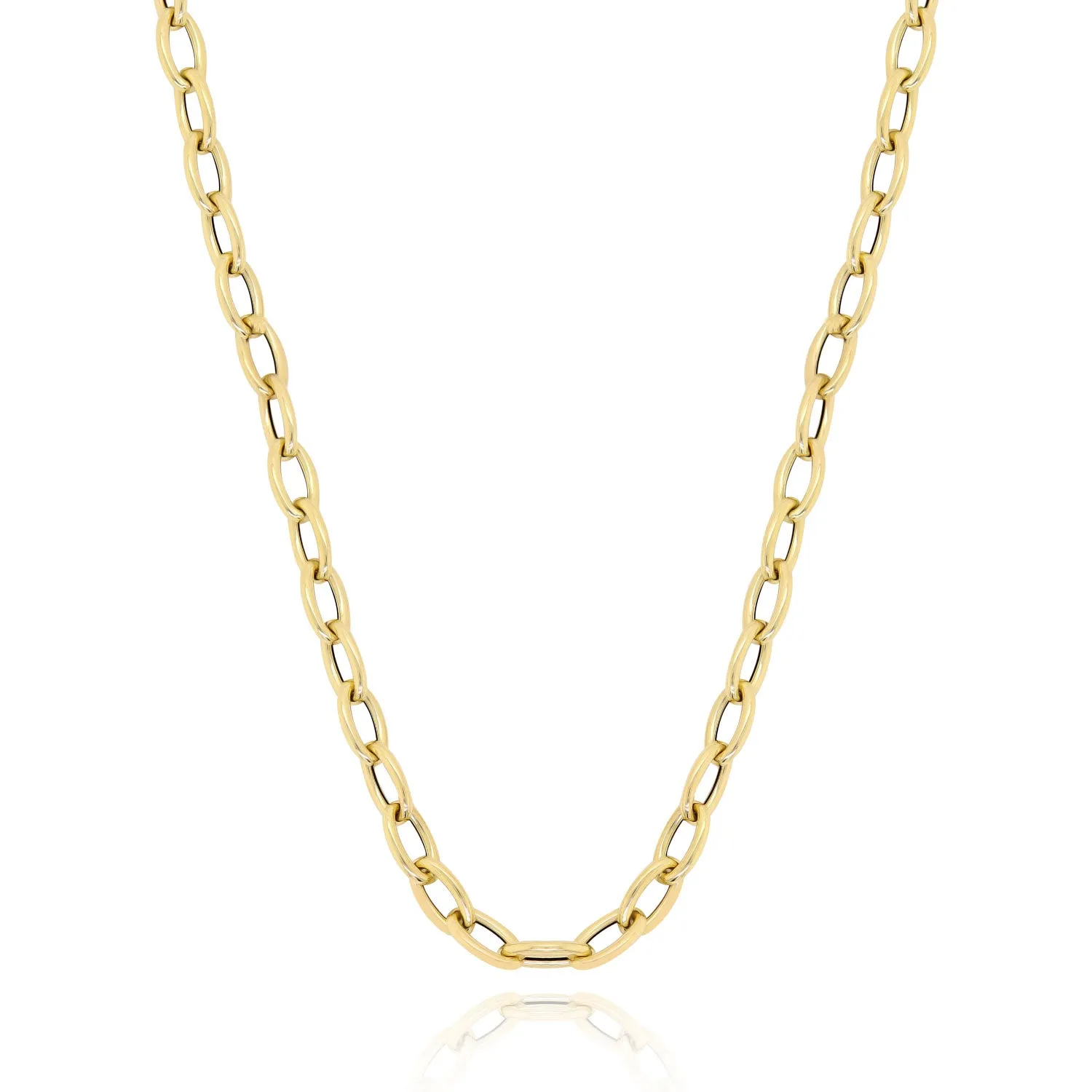 Oval Link Chain Necklace