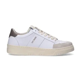 Saint sneakers sail in pelle-camoscio bianche