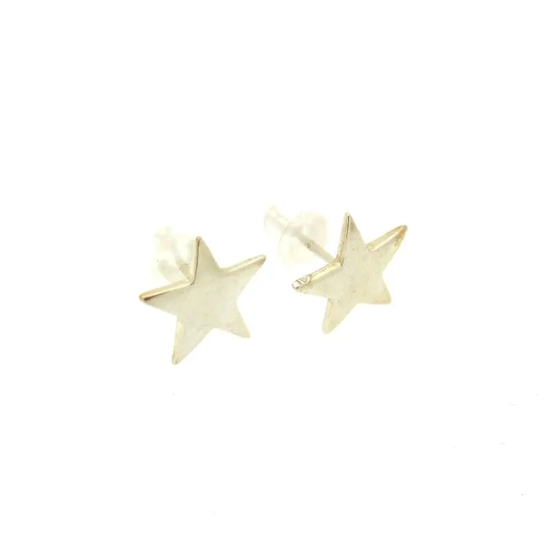 Star Stud Earrings in Sterling Silver