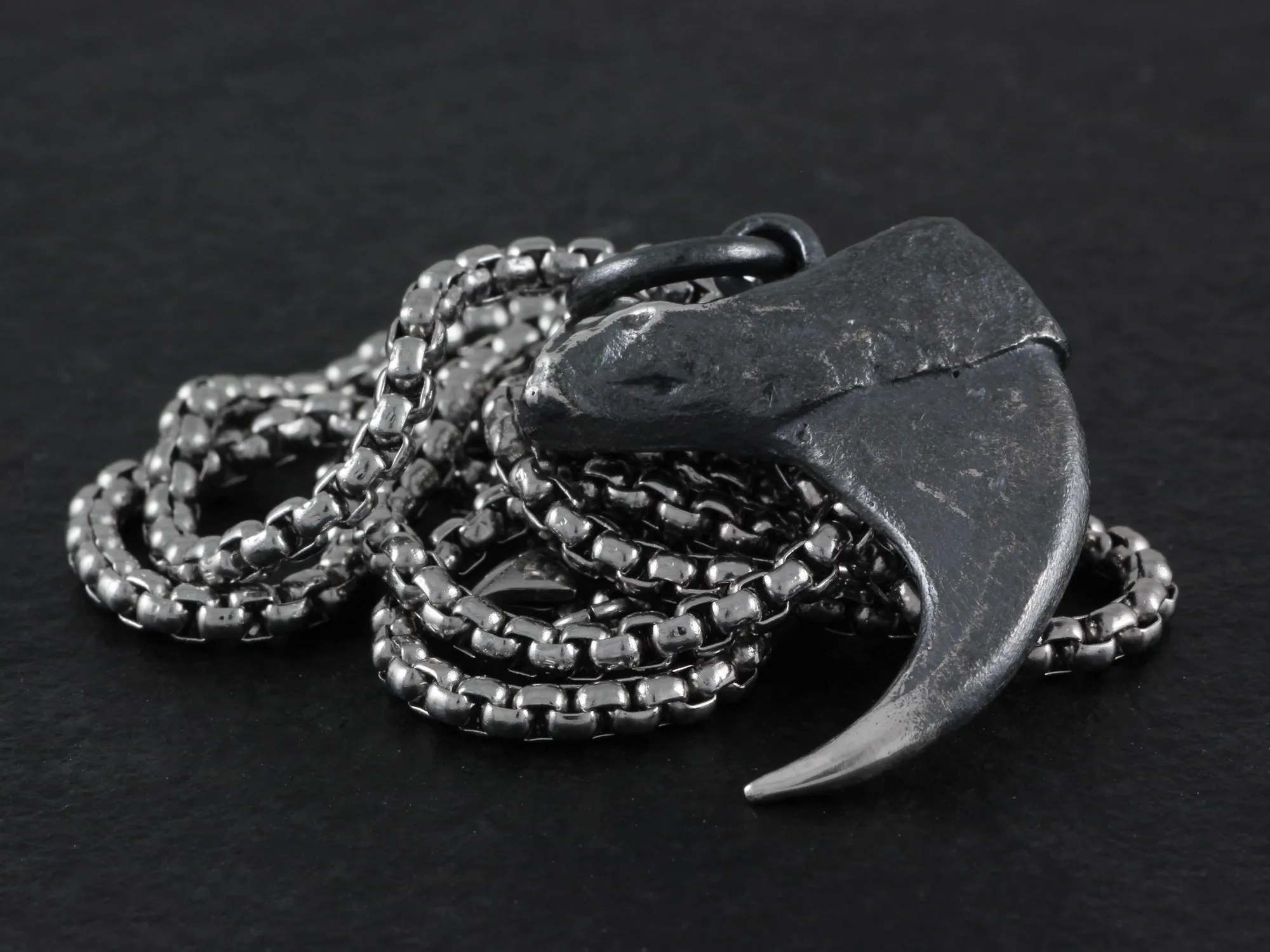 Sterling Silver Cougar Claw Necklace