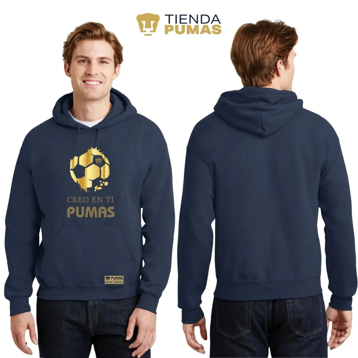 Sudadera para Hombre Hoodie Pumas UNAM Ed Limitada 2 Creo en ti