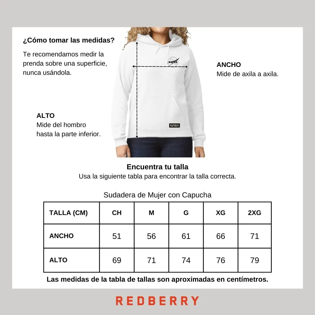 Sudadera para Mujer Hoodie Nasa Constelación