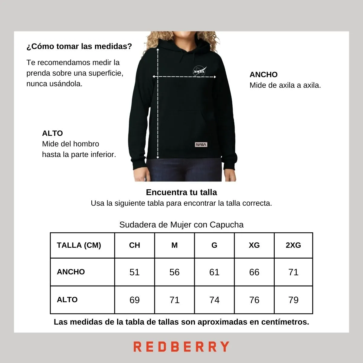 Sudadera para Mujer Hoodie Nasa Constelación