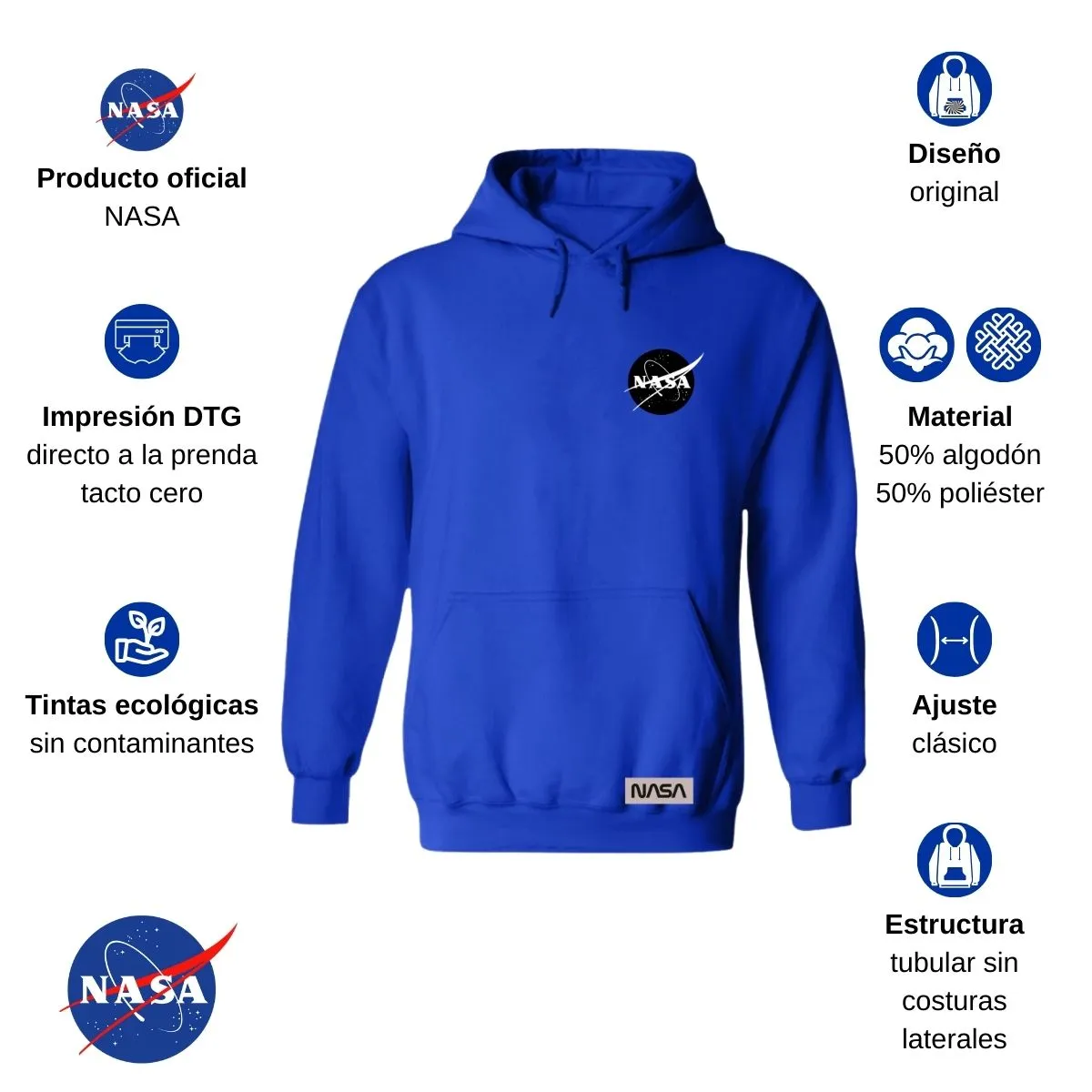 Sudadera para Mujer Hoodie Nasa Constelación