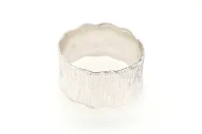 Textured Sterling Silver Ring by Gary Glandon