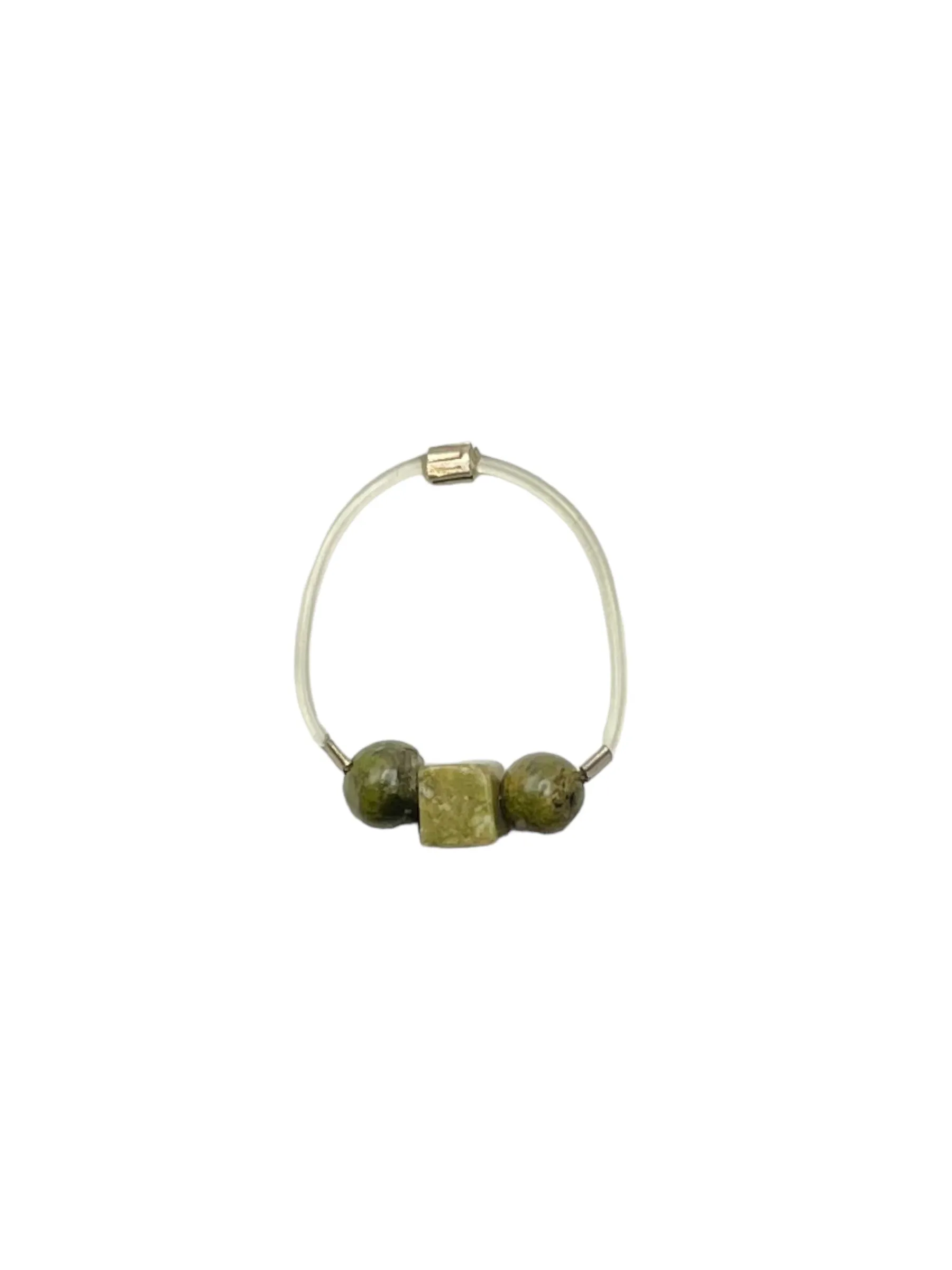 Unakite Gemstone Toe Ring