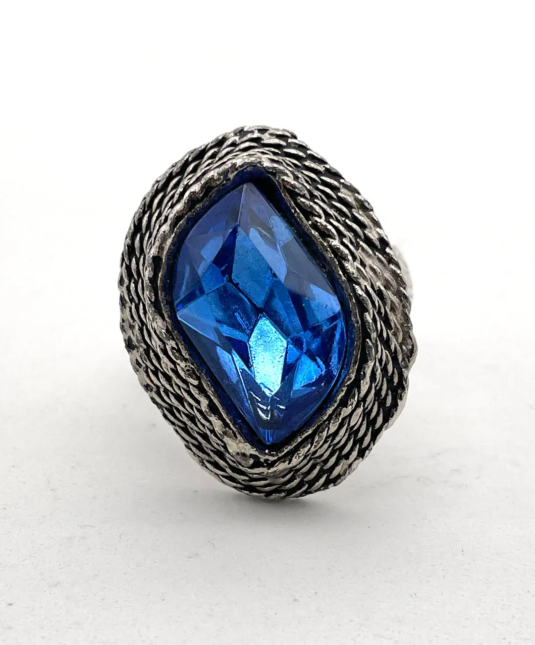 【USA輸入】ヴィンテージ ブルー ビジュー リング/Vintage Blue Bijou Ring